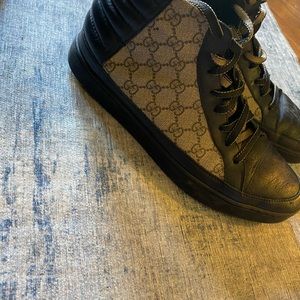 Gucci high tops like new!